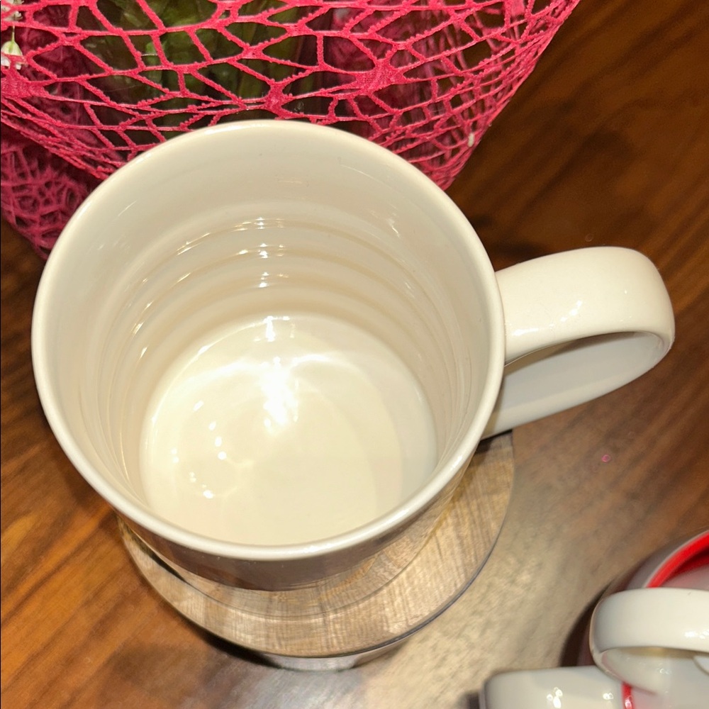 Monogrammed White Mug with Black Lettering - Picture 3 of 10